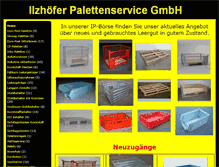 Tablet Screenshot of ilzhoefer.behaelter-logistik.de